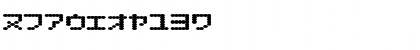 Download D3 Electronism Katakana Regular Font Numeric Preview