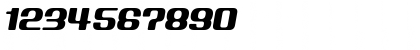 Download D3 Globalism italic Regular Font Numeric Preview