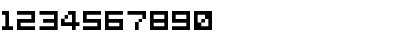 Download D3 Littlebitmapism Suquare Regular Font Numeric Preview
