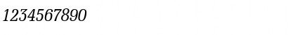 Download D790-Roman Italic Font Numeric Preview