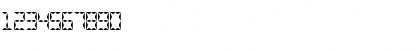 Download Crystal Watch Regular Font Numeric Preview