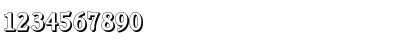 Download DanielBeckerShadow Bold Font Numeric Preview
