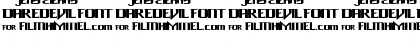 Download Daredevil Regular Font Numeric Preview