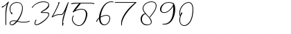 Download Dantina Regular Font Numeric Preview
