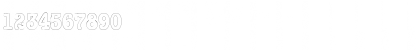 Download DatelineCondensedOutline Bold Font Numeric Preview
