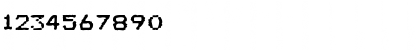 Download Datmatrix Regular Font Numeric Preview