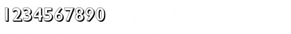 Download DavidBeckerShadow-Medium Regular Font Numeric Preview