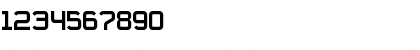 Download Daville Normal Font Numeric Preview