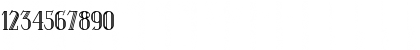 Download DebonairInline Regular Font Numeric Preview