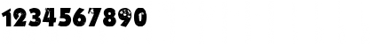 Download Decade Regular Font Numeric Preview