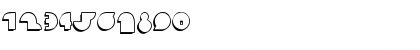 Download deccodisco Regular Font Numeric Preview