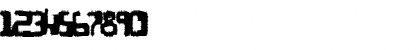 Download Degraded Chip Creep Regular Font Numeric Preview