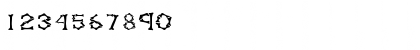 Download DemBonesExtended Regular Font Numeric Preview