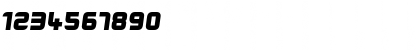 Download Dogfish Oblique Font Numeric Preview