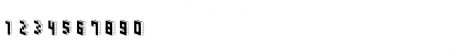 Download DemonCubicBlockFont Black Regular Font Numeric Preview