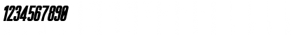 Download DemorestSCapsSSK BoldItalic Font Numeric Preview