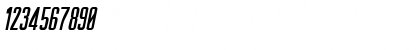 Download DemorestSCapsSSK Italic Font Numeric Preview