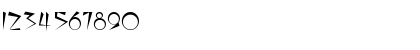 Download Demotte Regular Font Numeric Preview