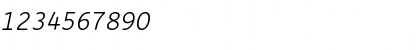 Download Depot Light Italic Font Numeric Preview