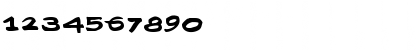 Download DesignerScript Plain Regular Font Numeric Preview