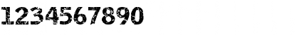 Download Destroy Regular Font Numeric Preview