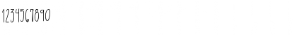 Download Drm Handwritten Thin Regular Font Numeric Preview