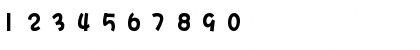 Download DFHaiBaoW9U-B5 Regular Font Numeric Preview