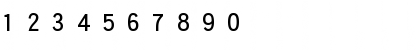 Download DFHeiBoldU-B5 Regular Font Numeric Preview