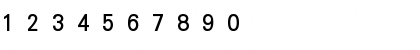 Download DFLiHeiU-Md Regular Font Numeric Preview