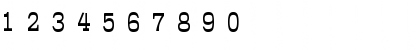 Download DFYaYiW6U-B5 Regular Font Numeric Preview