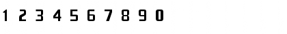 Download DFZongYiW5U-B5 Regular Font Numeric Preview