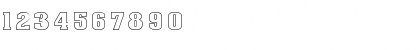 Download DG_AachenOutline Normal Font Numeric Preview