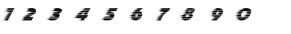 Download DG_Slipstream Normal Font Numeric Preview