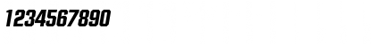 Download Diamante-Serial-ExtraBold RegularItalic Font Numeric Preview