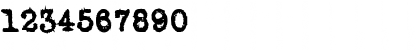 Download Dictafont Regular Font Numeric Preview