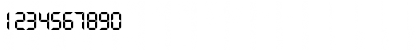 Download Digiface Regular Font Numeric Preview