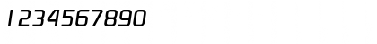 Download Digital-Serial BoldItalic Font Numeric Preview