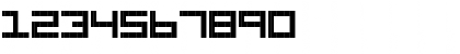 Download Digitalix Regular Font Numeric Preview