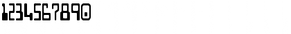 Download DigitalMachineCondensed Regular Font Numeric Preview