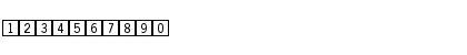 Download DigitsandPairsB Regular Font Numeric Preview