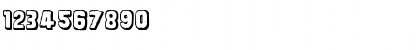 Download Dinarjev Republika Regular Font Numeric Preview