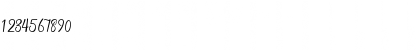 Download Estafet Letter Script Med Regular Font Numeric Preview