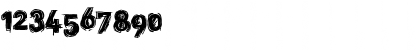 Download dinstik Regular Font Numeric Preview