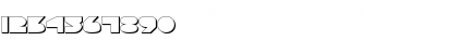 Download Disco Deck Shadow Shadow Font Numeric Preview