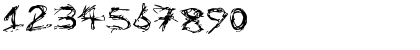 Download Dismembered Regular Font Numeric Preview