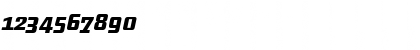Download District-MediumItalic Regular Font Numeric Preview