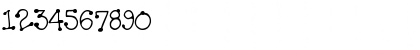 Download DJ Doodlers Regular Font Numeric Preview