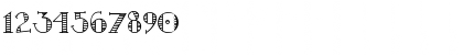 Download DJ Picket Regular Font Numeric Preview
