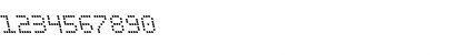Download Fanfare Ticker Leftalic Italic Font Numeric Preview