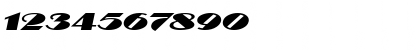 Download DomenicExtended Oblique Font Numeric Preview